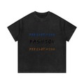 Mineral Wash Waffle Knit T-Shirt