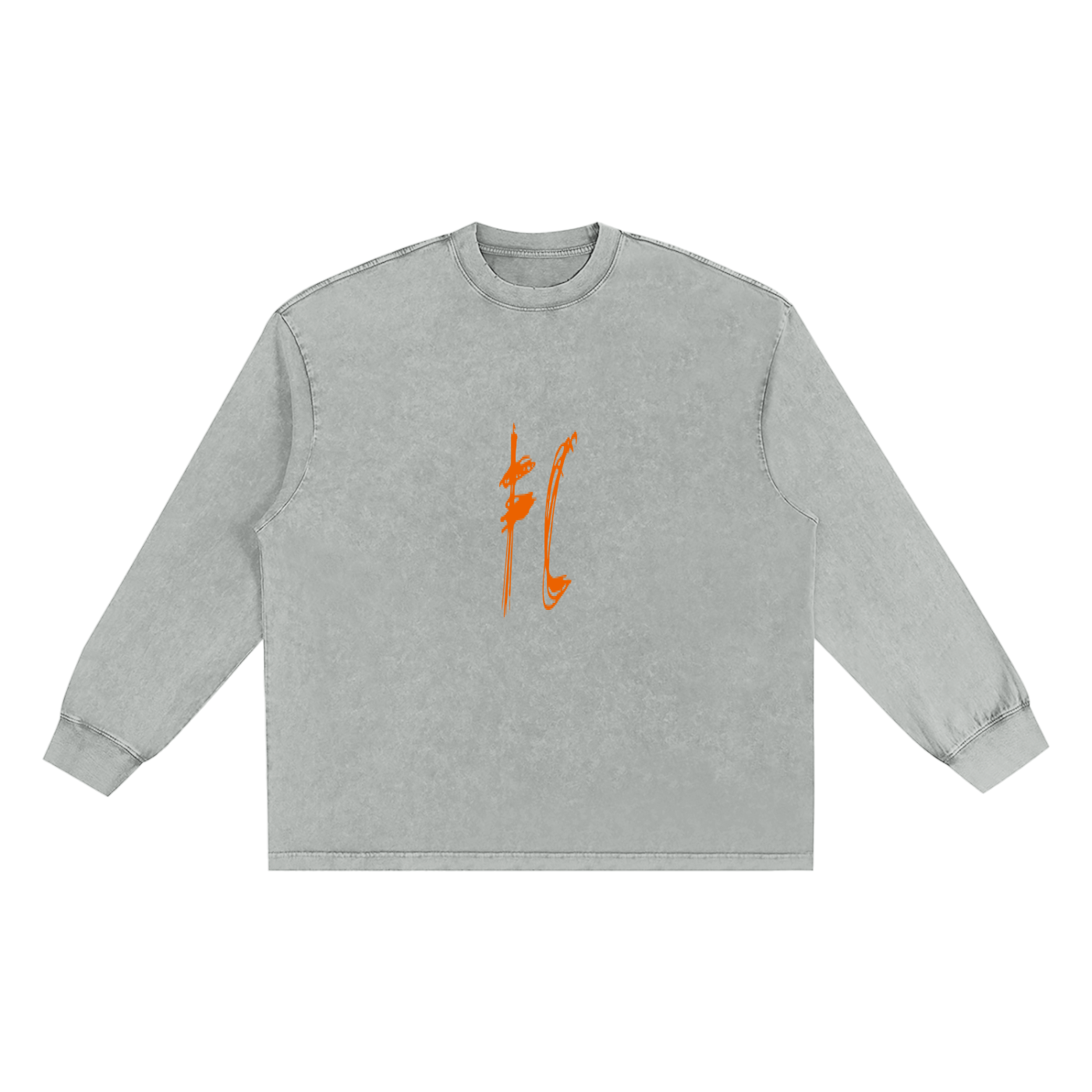 Snow Washed Frayed Edge T-Shirt