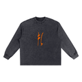 Snow Washed Frayed Edge T-Shirt