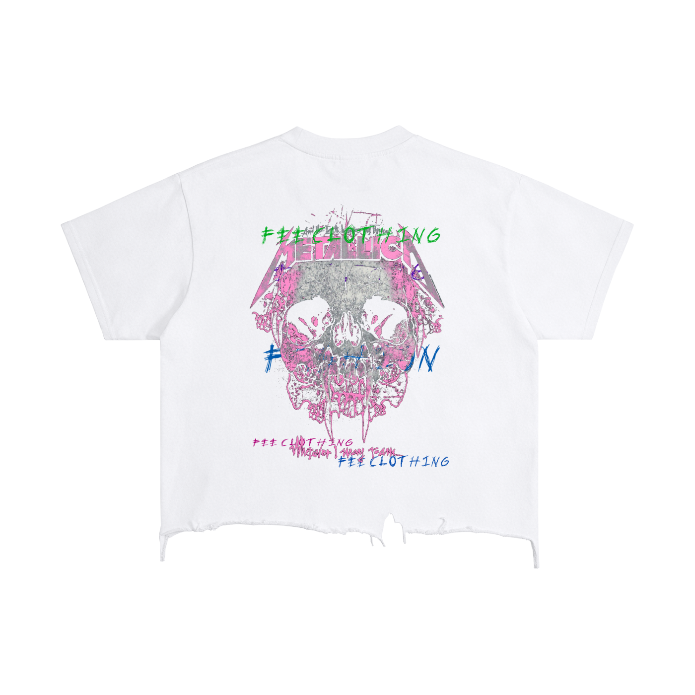 Vintage Wash Boxy Distressed Hem T-Shirt