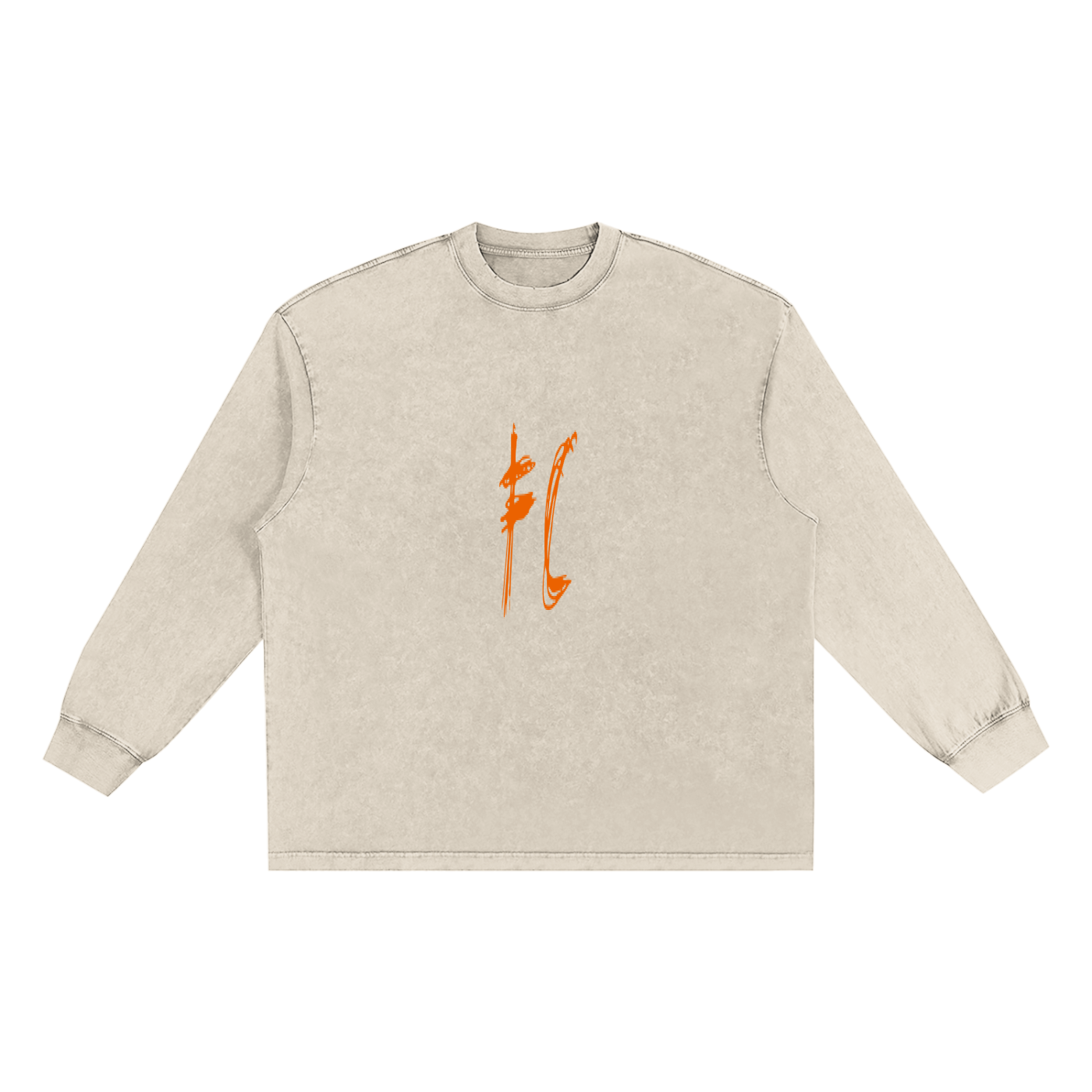 Snow Washed Frayed Edge T-Shirt