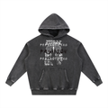 Snow Wash Fleece Oversize Hoodie