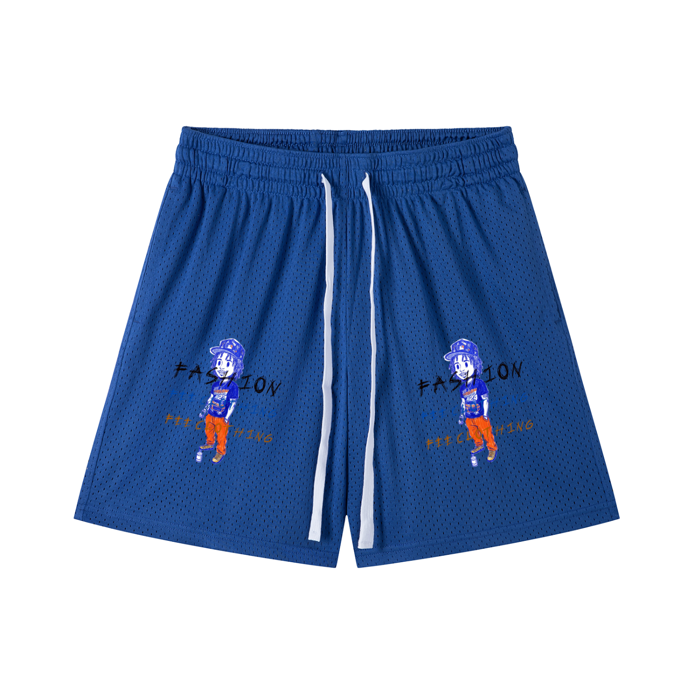 Mesh Drawstring Shorts