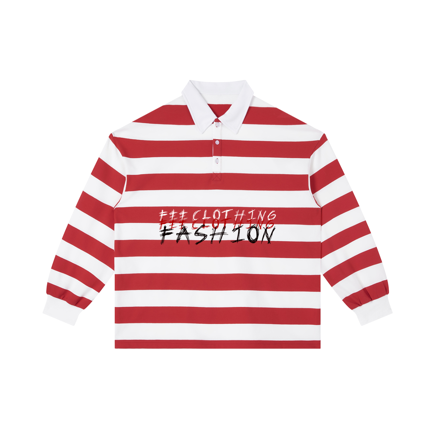 Color Block Stripe Polo Shirt